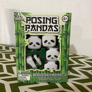 NWT Game Posing Pandas Roll Dice